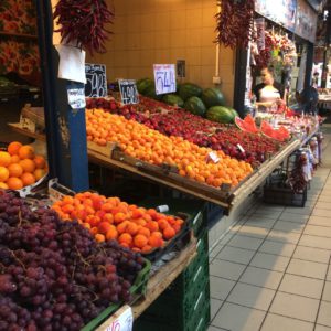 Beautiful produce at the Central Market Hall