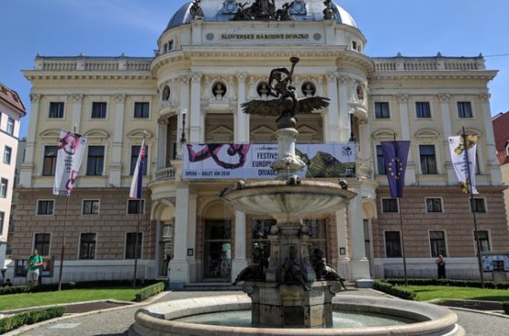 Kicking back in Bratislava