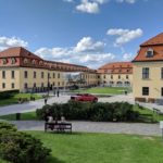There are signs of getting ready for the Coronation days everywhere. Here at the Bratislava Hrad