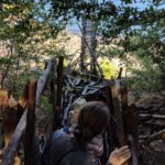 Starting the descent into the Nimis 'sculpture'