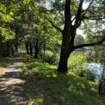 On the walk around the moat/canal of Naarden, close to Bussum