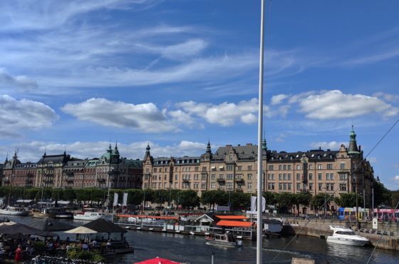 Stockholm, I apologize