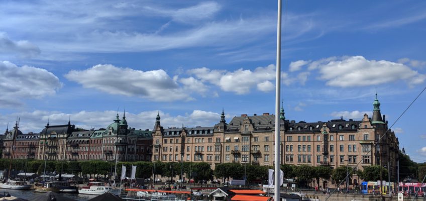 Stockholm, I apologize