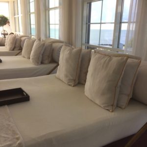 The loungers in the SeaView Room
