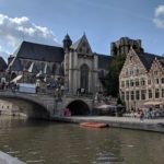 Sint-Michielsbrug in Ghent, Belgium