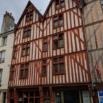 One of many half-timbers in Tours, France