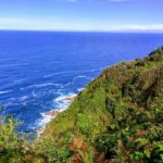 Hiking the Basque coastline. Enhanced