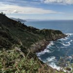 Rugged coastline in the Basque region north of San Sebastian