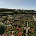 Villandry garden panorama