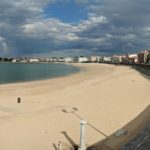 Saint Jean de Luz beach front panorama